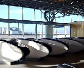exito de las capsulas de descanso en el aeropuerto de helsinki